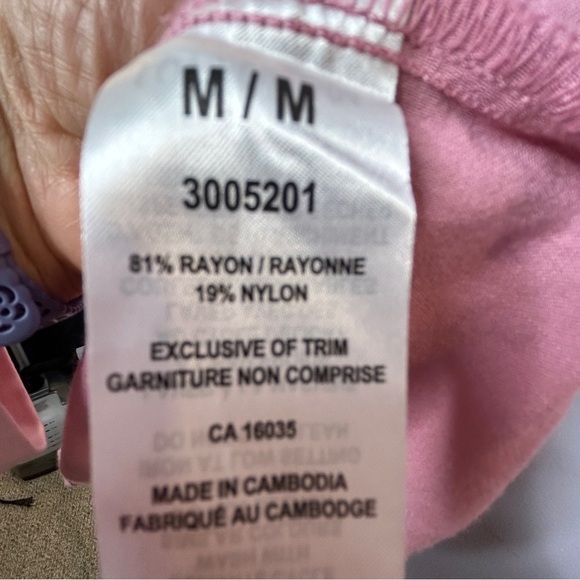 Rachel Rachel Roy V-Neck Short Sleeves Pink Tunic Top Medium - Picture 8 of 11